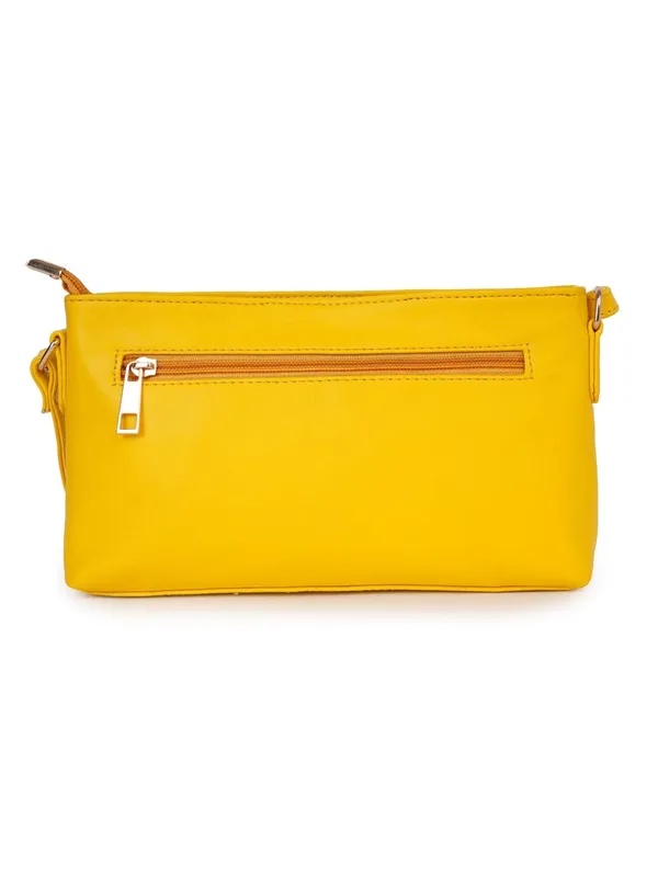 Yellow_Premium_Quality_Faux_Leather_Crossbody_Sling_Bag_For_Women