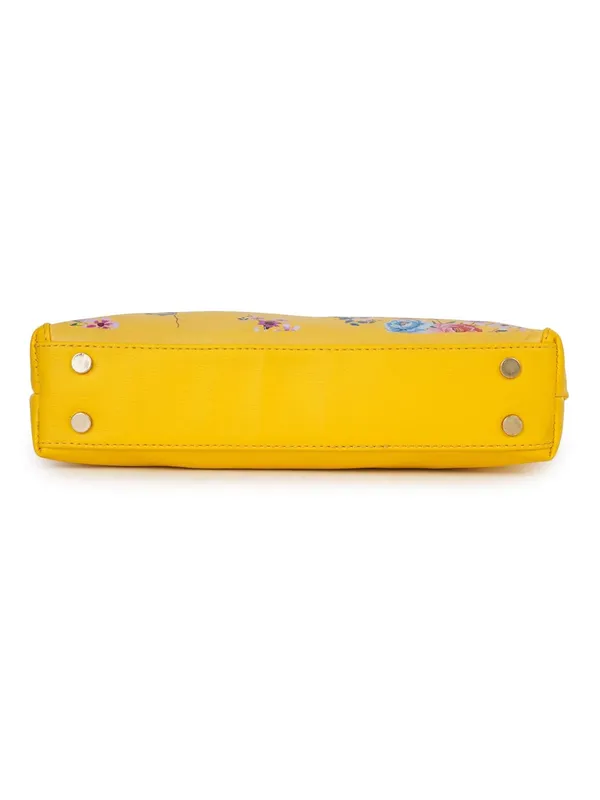 Yellow_Premium_Quality_Faux_Leather_Crossbody_Sling_Bag_For_Women