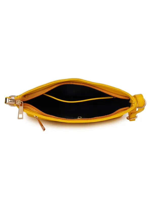 Yellow_Premium_Quality_Faux_Leather_Crossbody_Sling_Bag_For_Women