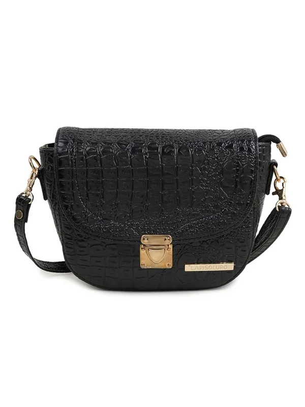 Black_Premium_Quality_Croco_Sling_Bag_For_Women