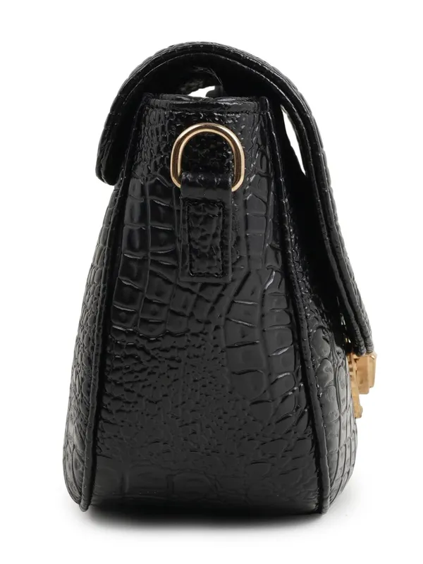 Black_Premium_Quality_Croco_Sling_Bag_For_Women