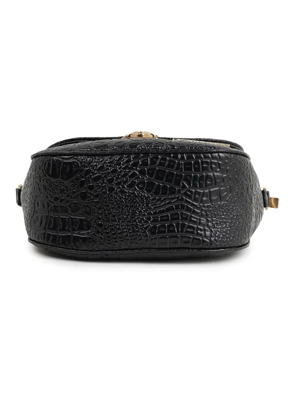 Black_Premium_Quality_Croco_Sling_Bag_For_Women