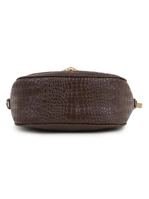 Brown_Premium_Quality_Croco_Sling_Bag_For_Women