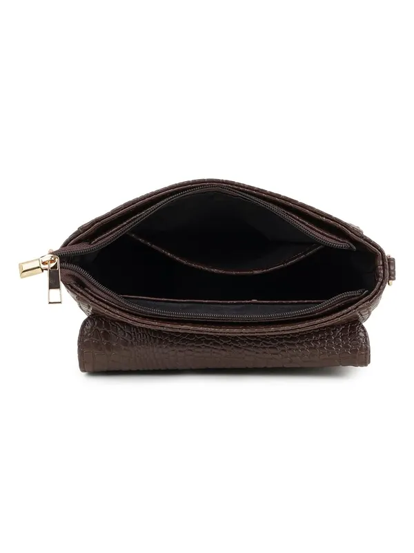 Brown_Premium_Quality_Croco_Sling_Bag_For_Women