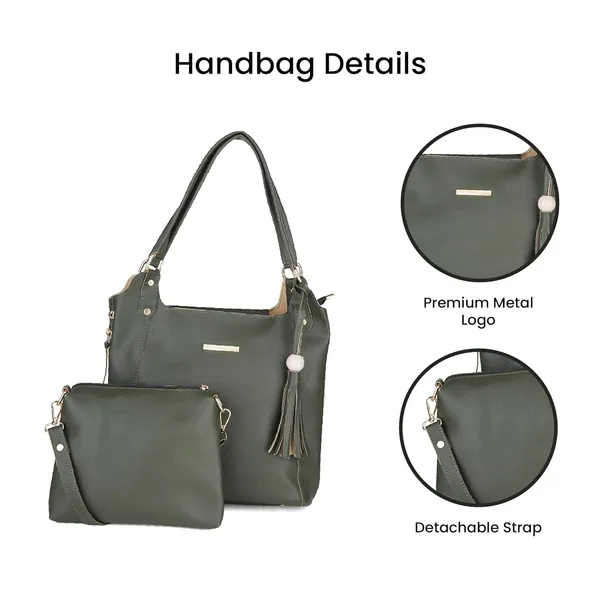Green_Premium_Quality_Handbag_And_Sling_Bag_Combo_(Set_Of_2)_For_Women