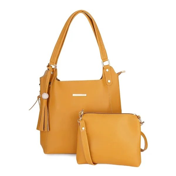 Mustard_Premium_Quality_Handbag_And_Sling_Bag_Combo_(Set_Of_2)_For_Women