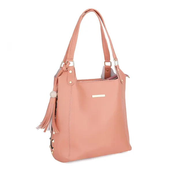 Pink_Premium_Quality_Handbag_And_Sling_Bag_Combo_(Set_Of_2)_For_Women