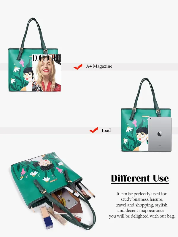 Green_Premium_Quality_Tote_Bag_For_Women