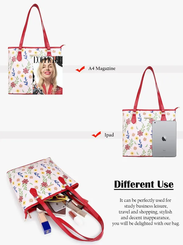 Red_Premium_Quality_Tote_Bag_For_Women