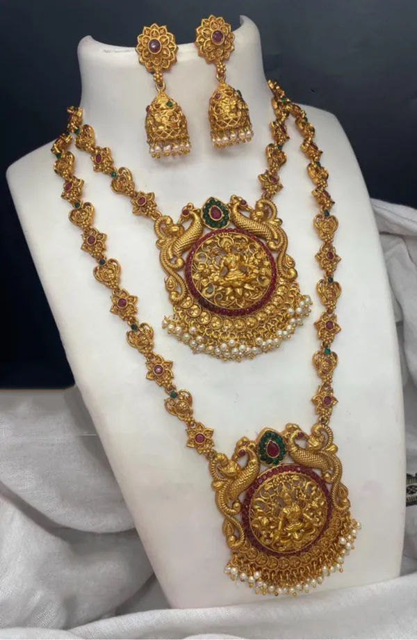 Multicolor_Alloy_Premium_Earring_&_Necklace_Combo_Set_|_South_Indian_Jewellery