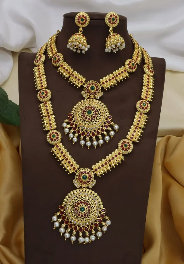 Multicolor_Alloy_Premium_Earring_&_Necklace_Combo_Set_|_South_Indian_Jewellery