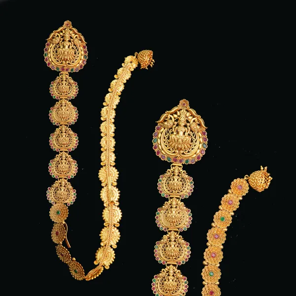 Multicolor_Alloy_Premium_Earring_&_Necklace_Set_|_South_Indian_Jewellery