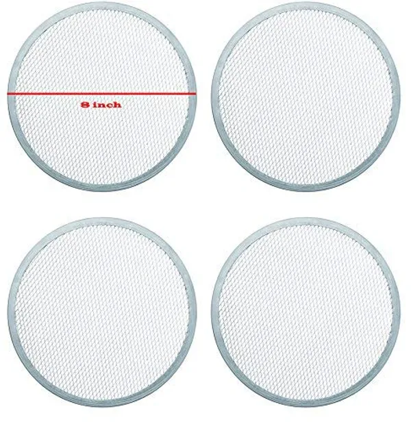 Set_Of_4_Pieces___Round_Aluminium_Pizza_Screen_Mesh_Tray_For_Oven-__(11_Inch)