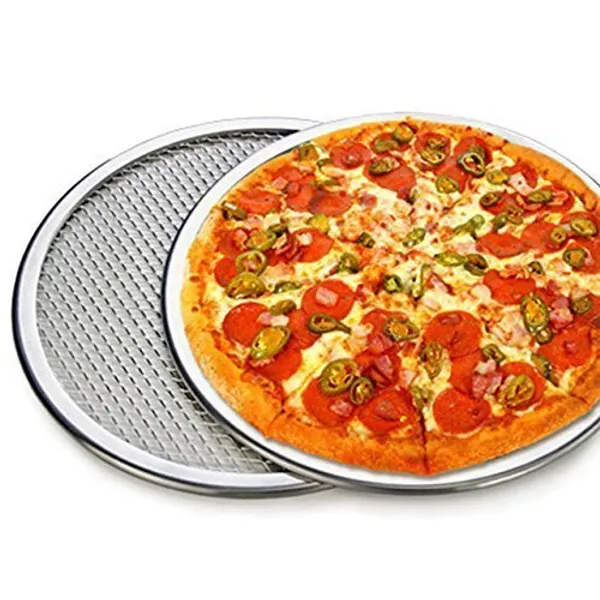 __12_Inch_Aluminum_Pizza_Screen_Mesh_For_Oven,_Baking_Tray,