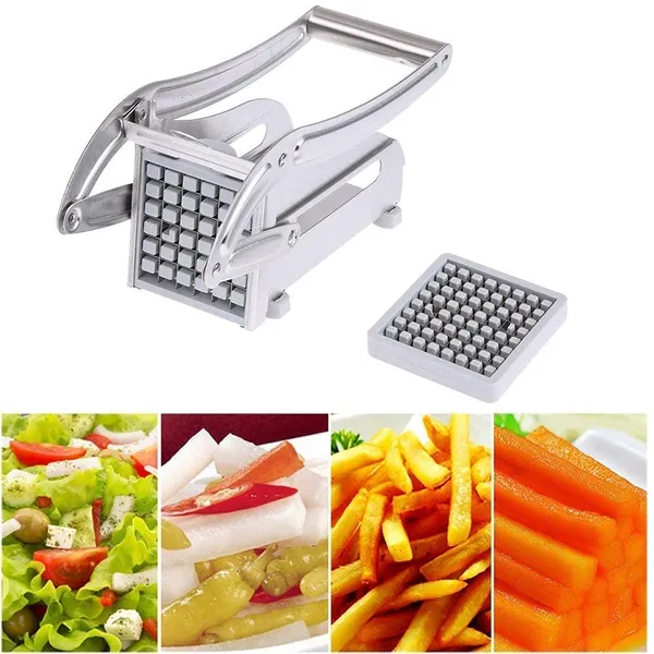 French_Fries_Maker_Stainless_Steel_Potato_Chipser_with_2_Blade_64_Hole_Cutter_Machine_-Home_&_Kitchen