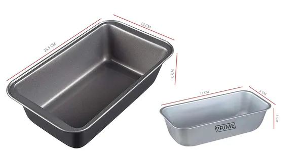 Set_Of_Two___Black_Non_Stick_Carbon_Steel_And_Aluminium_Bread_Loaf_Baking_Tray_Tin_Pan