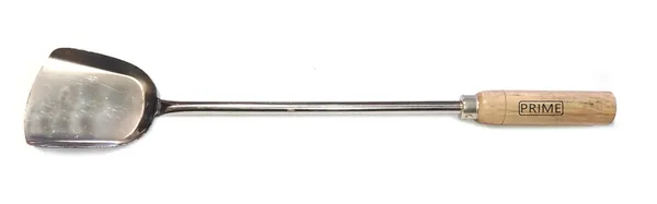 Stainless_Steel_Long_Commercial_Turner/Palta_With_Wooden_Handle_(Medium)