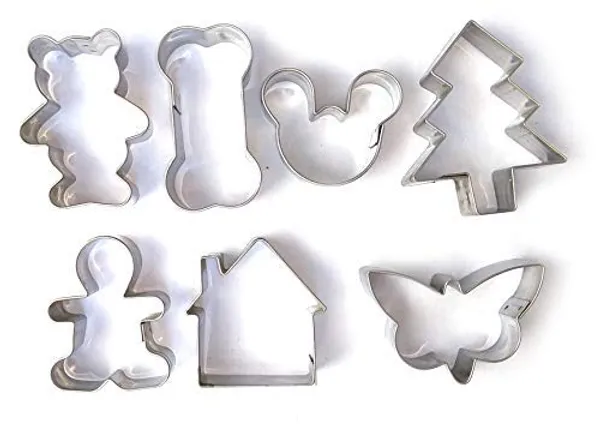 Set_Of_7_Pieces____Stainless_Steel_Different_Shape_Cookie_Cutter_For_Cake_Decoration_Fruit/Food_Cutting_Clay_Craft_(Mixed_Shapes)