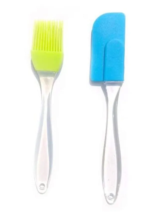 Cake_Baking_Pan_(Half_Kg)_Non_Stick_Muffin_Tray_(6_Slots)_100_Pcs_Paper_Cups_Silicone_Spatula_And_Brush
