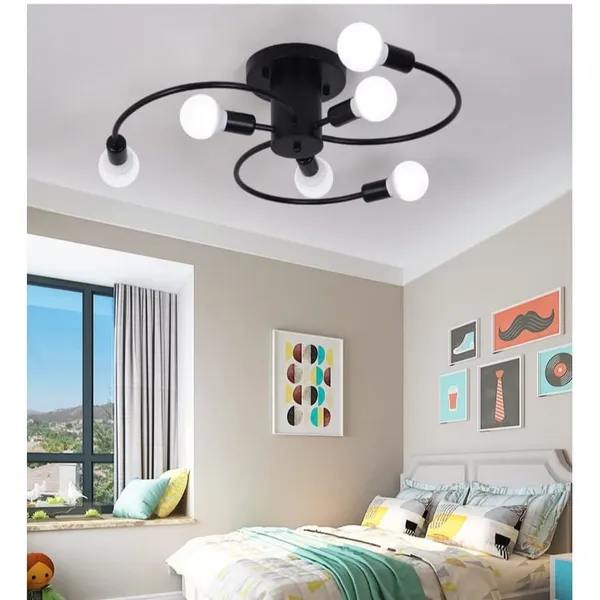 Avior_Black_Low_Height_Ceiling_Lamp,_Chandelier_For_Living_Room,_Restaurant_Lamps_And_Hotels