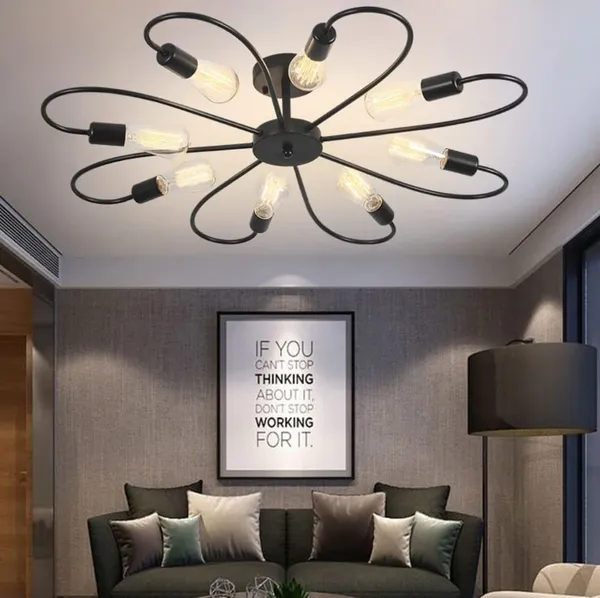 Avior_Black_Low_Height_Ceiling_Lamp,_Chandelier_For_Living_Room,_Restaurant_Lamps_And_Hotels