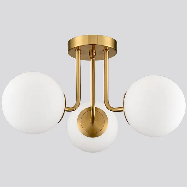 Avior_Gold_With_Doom_Low_Height_Ceiling_Lamp,_Chandelier_For_Living_Room,_Restaurant_Lamps_And_Hotels_(Golden)_(With_Doom)