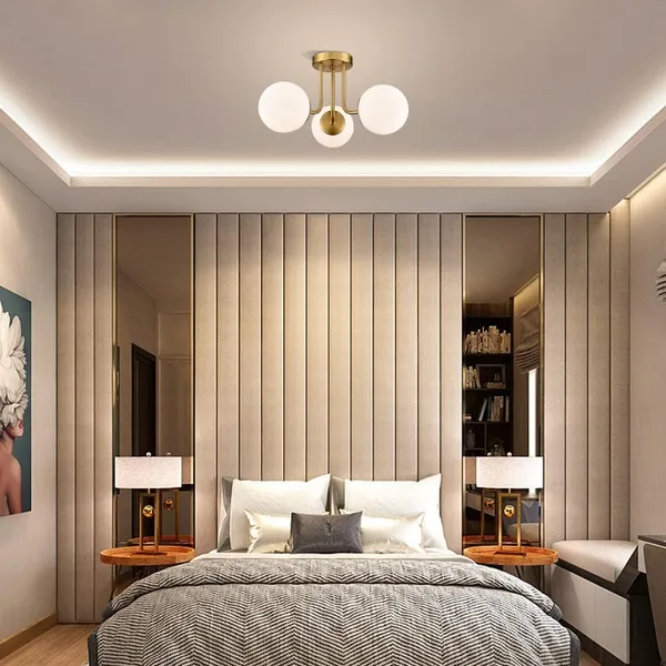 Avior_Gold_With_Doom_Low_Height_Ceiling_Lamp,_Chandelier_For_Living_Room,_Restaurant_Lamps_And_Hotels_(Golden)_(With_Doom)