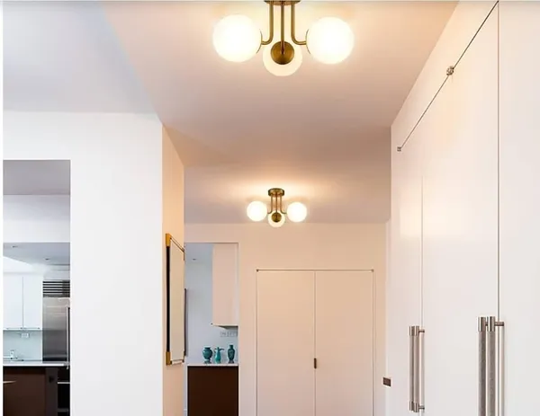 Avior_Gold_With_Doom_Low_Height_Ceiling_Lamp,_Chandelier_For_Living_Room,_Restaurant_Lamps_And_Hotels_(Golden)_(With_Doom)