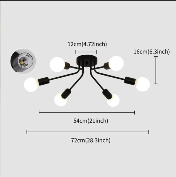 Avior_Black_Low_Height_Ceiling_Lamp,_Chandelier_For_Living_Room,_Restaurant_Lamps_And_Hotels