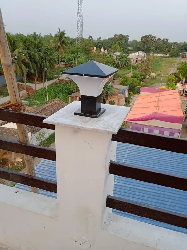 Avior_Black_Classic_Design_Gate_Light,_Square,_Water_Proof_Outdoor_Gate_Lamp,_Pillar_Lamp,_Garden_Light_Pack_Of_1