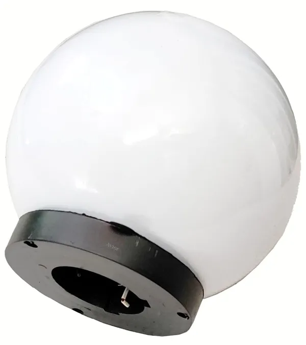 Avior_White_8_Inch_Milky_Doom,_Round_Shape_Gate_Light/_Garden_Light_/_Outdoor_Light_(Pack_of_1Pc)