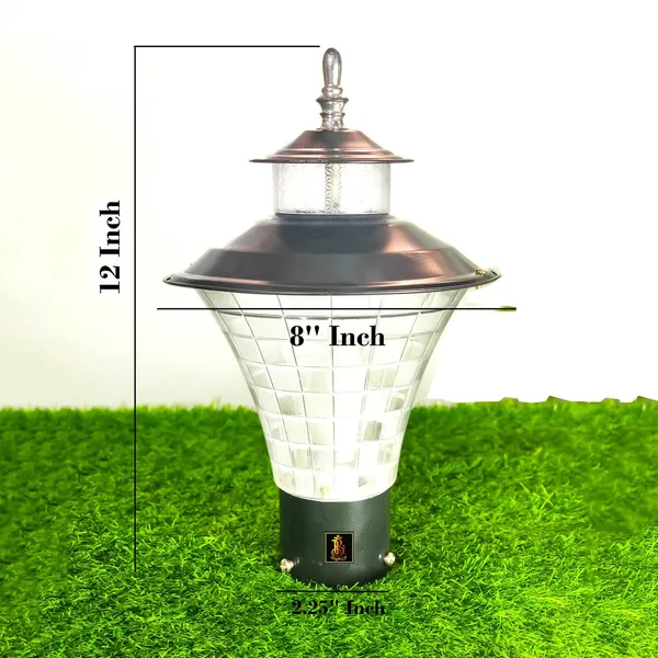 Avior_Silver_Industries_Exterior/_Outdoor_Gate_Metal_Light/_Lamp_-_Pack_Of_2