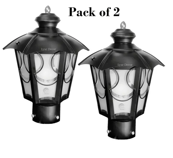 Avior_Black_Metal_40W_Decorative_Outdoor/_Exterior/_Gate/_Pole/_Pillar/_Garden_Light,_Lamp_,