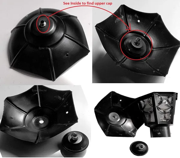 Avior_Black_Metal_40W_Decorative_Outdoor/_Exterior/_Gate/_Pole/_Pillar/_Garden_Light,_Lamp_,