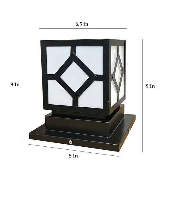 Avior_Black_&_White_Waterproof_Outdoor_Lamp_For_Pillar,_Boundary,_Main_Gate_Light_For_Garden_Light