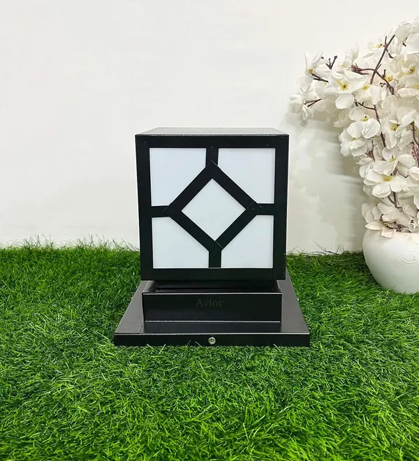 Avior_Black_&_White_Waterproof_Outdoor_Lamp_For_Pillar,_Boundary,_Main_Gate_Light_For_Garden_Light