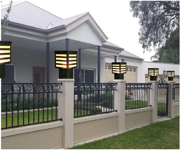 Avior_Black_Outdoor/_Exterior_Lamp,_Gate_Light,_Pole_Light,_Garden_Light_Pack_Of_1_(Metal,_Plastic)_(Pack_of_1)