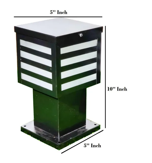 Avior_Black_Outdoor/_Exterior_Lamp,_Gate_Light,_Pole_Light,_Garden_Light_Pack_Of_1_(Metal,_Plastic)_(Pack_of_1)