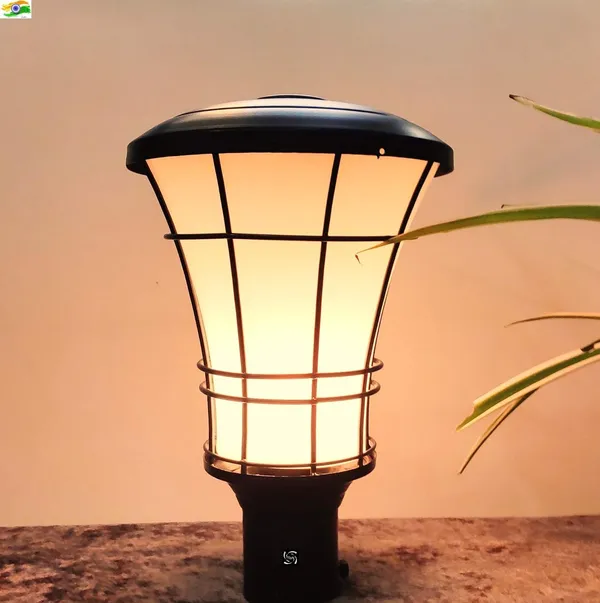 Avior_Black_&_White_Unbreakable_Pvc_Outdoor,_Exterior_Gate_Light_Lamp_Or_Pole_Light_For_Home_(Wired_|_Electric)