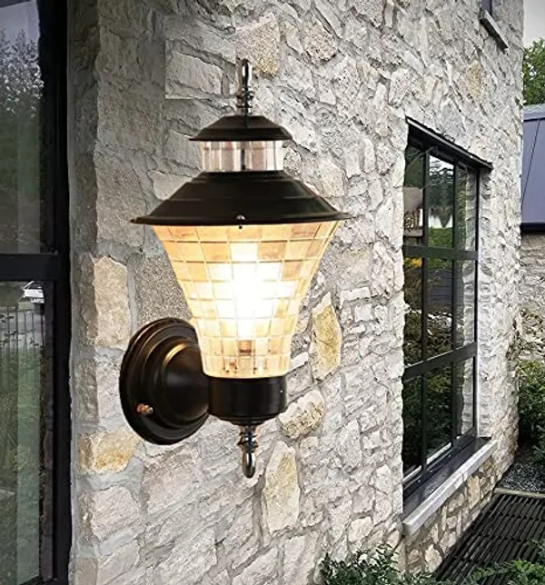 Avior_Black_&_Clear_Outdoor_Gate_Light_for_Wall,_Lights_For_Boundary_Pillar_Lamp_Cube_Shape_(Pack_Of_1)_(Clear)