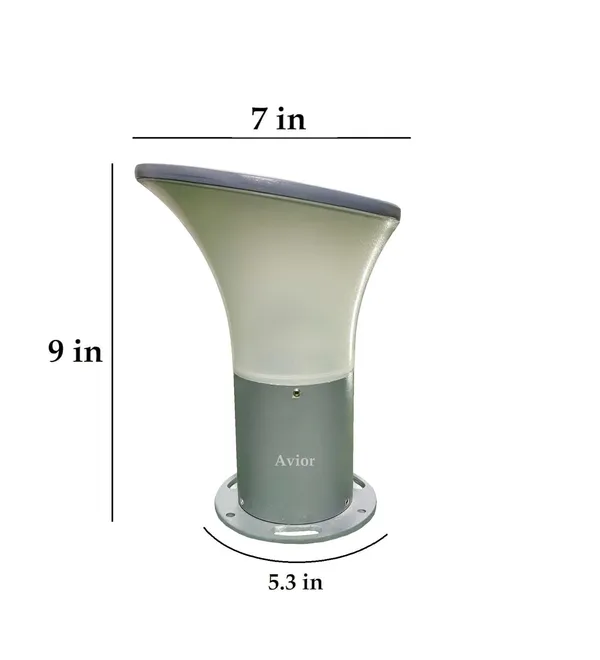 Avior_Grey_Metal_Pvc_Waterproof_Opp_Ellipse_Unbreakable_Outdoor/_Exterior_Gate_Light_Lamp_Or_Pillar_Light_For_Home/_Office/_Garden/_Park/_Farmhouse