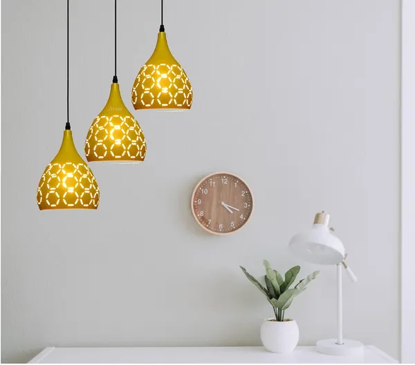 Avior_Lemon_Aluminum_Decorative_Ceiling_Hanging_Pendant_Light_Lamp_(Pack_Of_3)