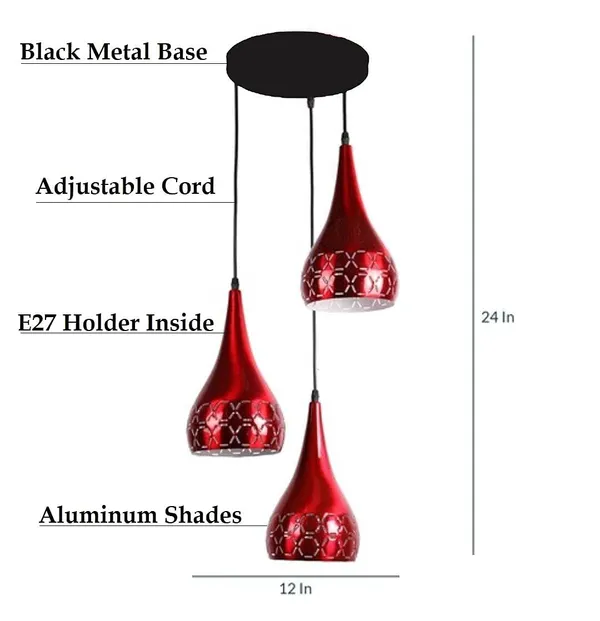 Avior_Red_Premium_Aluminum_Chandelier_Hanging_Pendant_Ceiling_Lights_Lamp