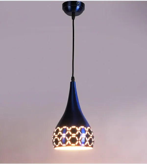Avior_Blue_Premium_Aluminium_Hanging_Pendant_Ceiling_Light_Lamp,_White_Inside