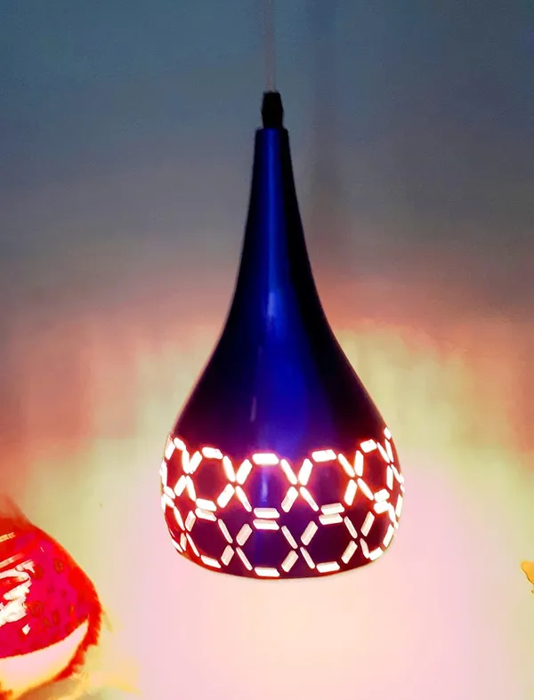 Avior_Blue_Premium_Aluminium_Hanging_Pendant_Ceiling_Light_Lamp,_White_Inside