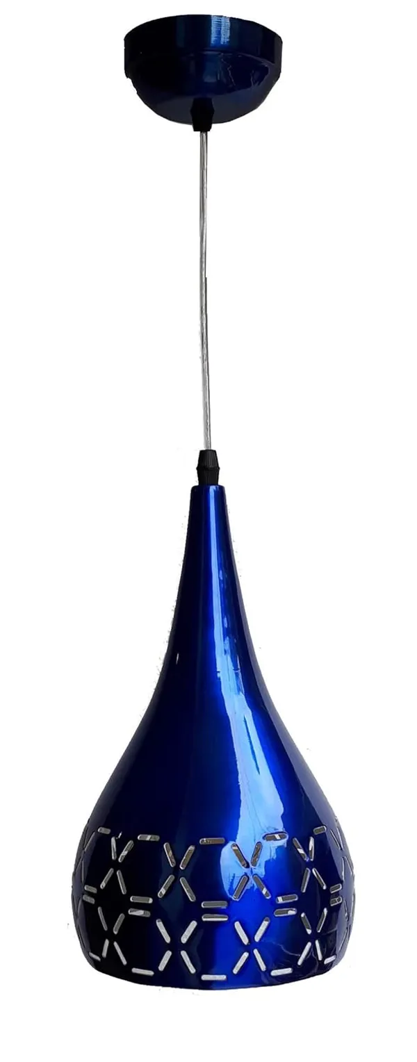 Avior_Blue_Premium_Aluminium_Hanging_Pendant_Ceiling_Light_Lamp,_White_Inside