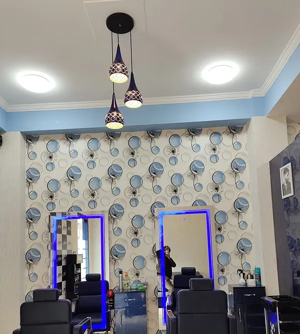 Avior_Blue_Round_Cluster_Aluminum_Hanging_Pendant_Ceiling_Lights_Lamp_(3_Lights_Chandelier)_
