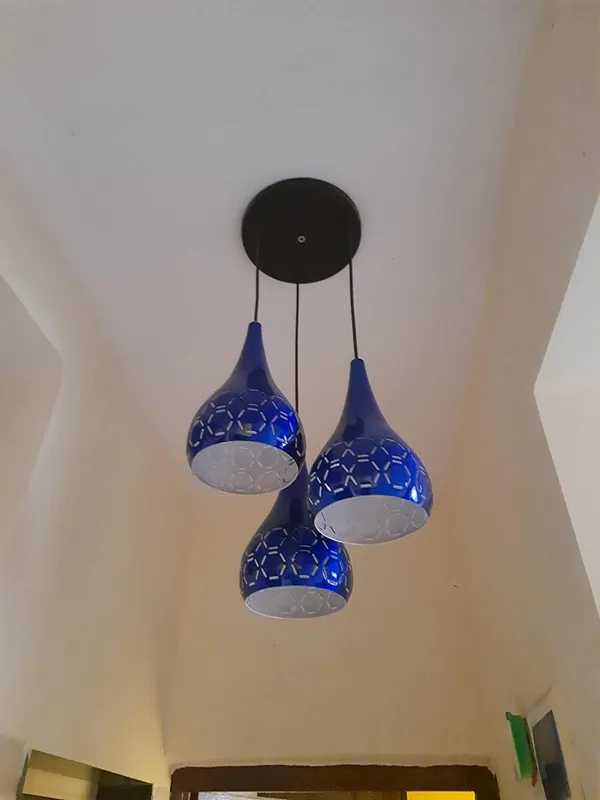 Avior_Blue_Round_Cluster_Aluminum_Hanging_Pendant_Ceiling_Lights_Lamp_(3_Lights_Chandelier)_