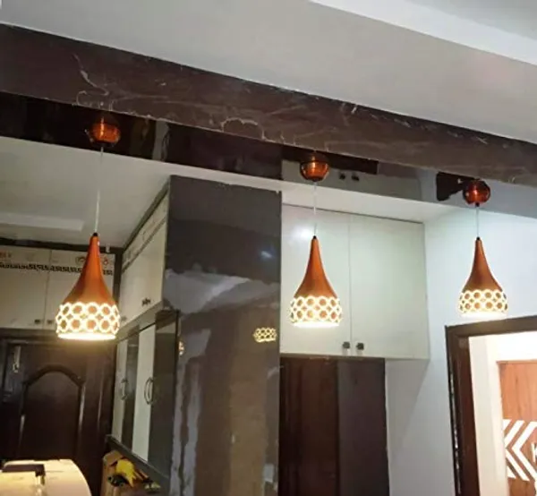 Avior_Copper_Hanging_Pendant_Ceiling_Lights_Lamp,_(Pack_Of_3)