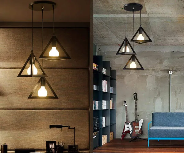 Avior_Black_60W_3_Lights_Triangle_Cluster_Hanging_Chandelier_With_E27_Bulbs_(Metal)